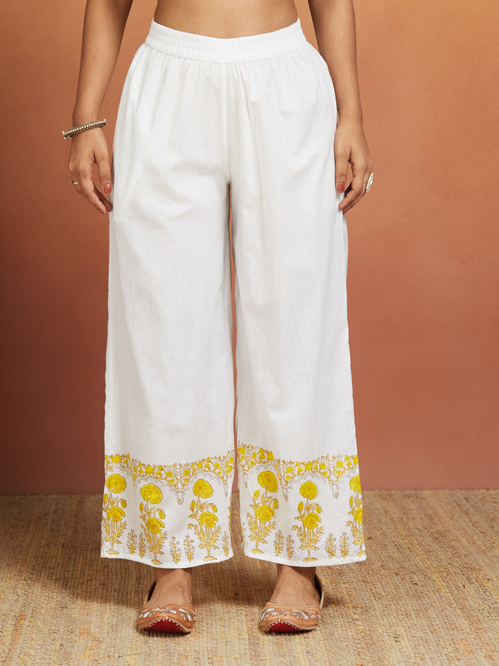 Sunlit Bloom Handblock Kurta Set