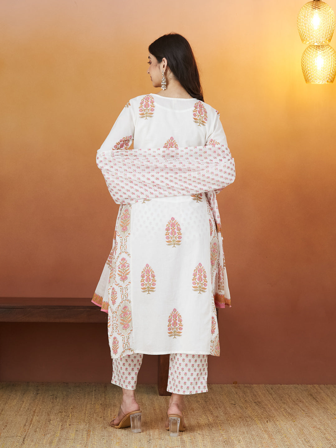 Gulzar Buti Block Print Kurta Set