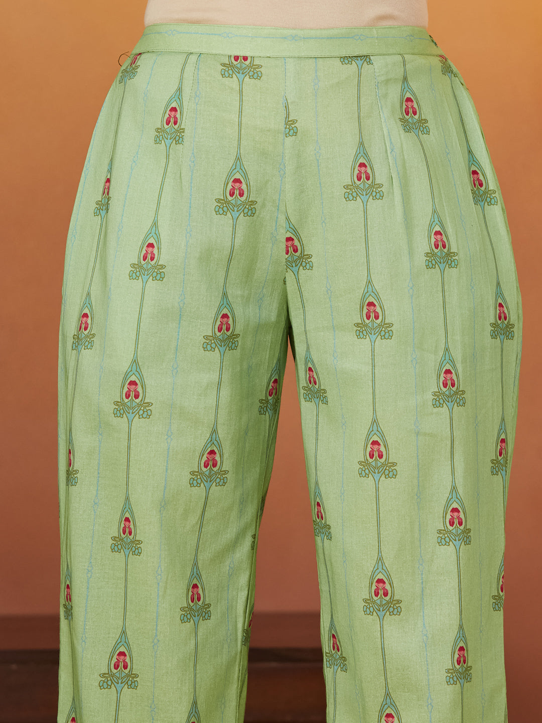 Mint Rose Garden Cotton Co-ord Set