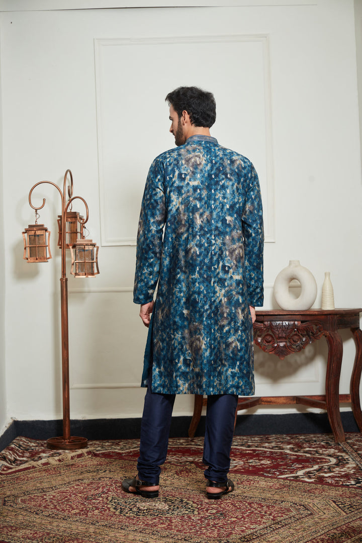 MULTICOLORED JAIPURI KURTA SET