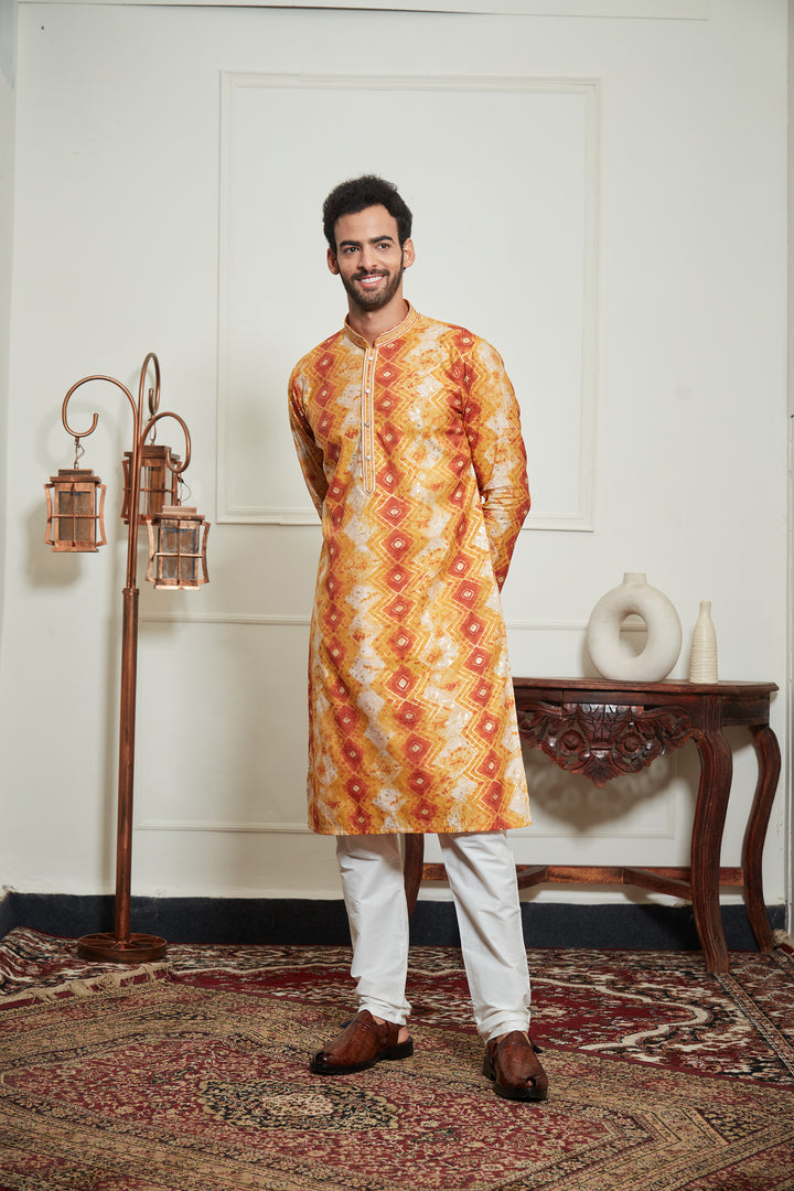 MULTICOLORED KURTA SET