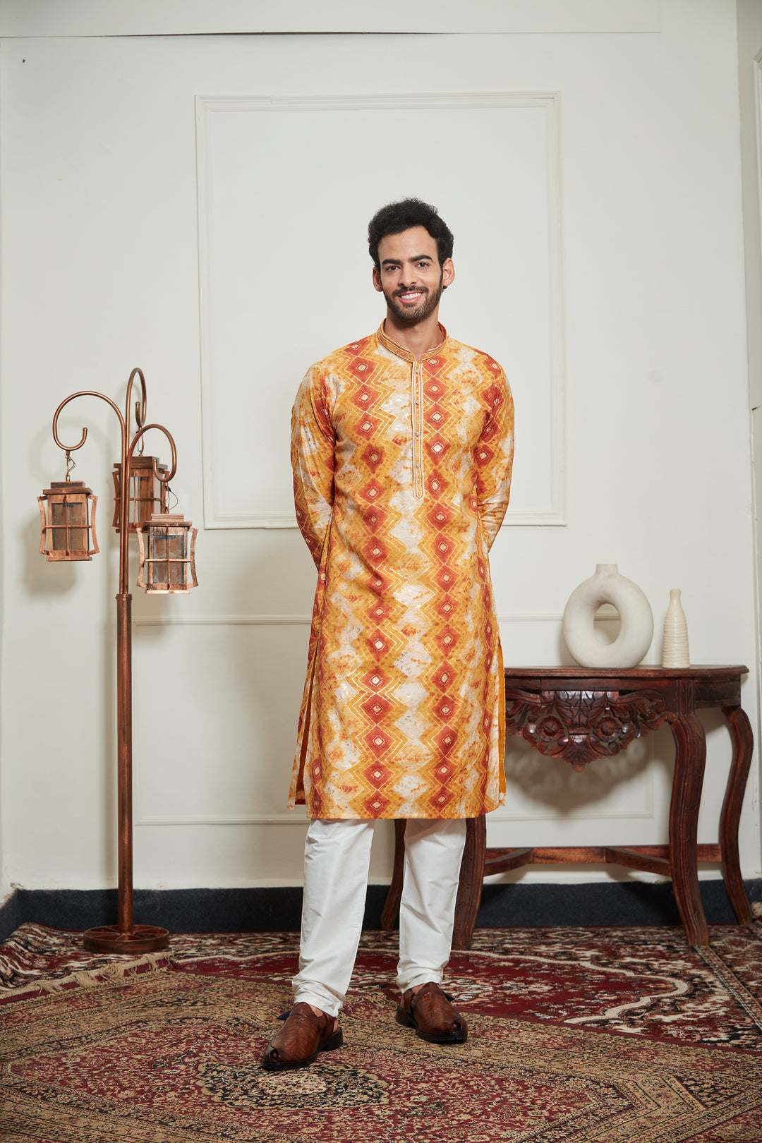 MULTICOLORED KURTA SET