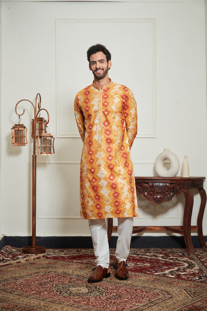 MULTICOLORED KURTA SET