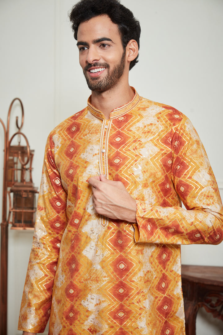 MULTICOLORED KURTA SET