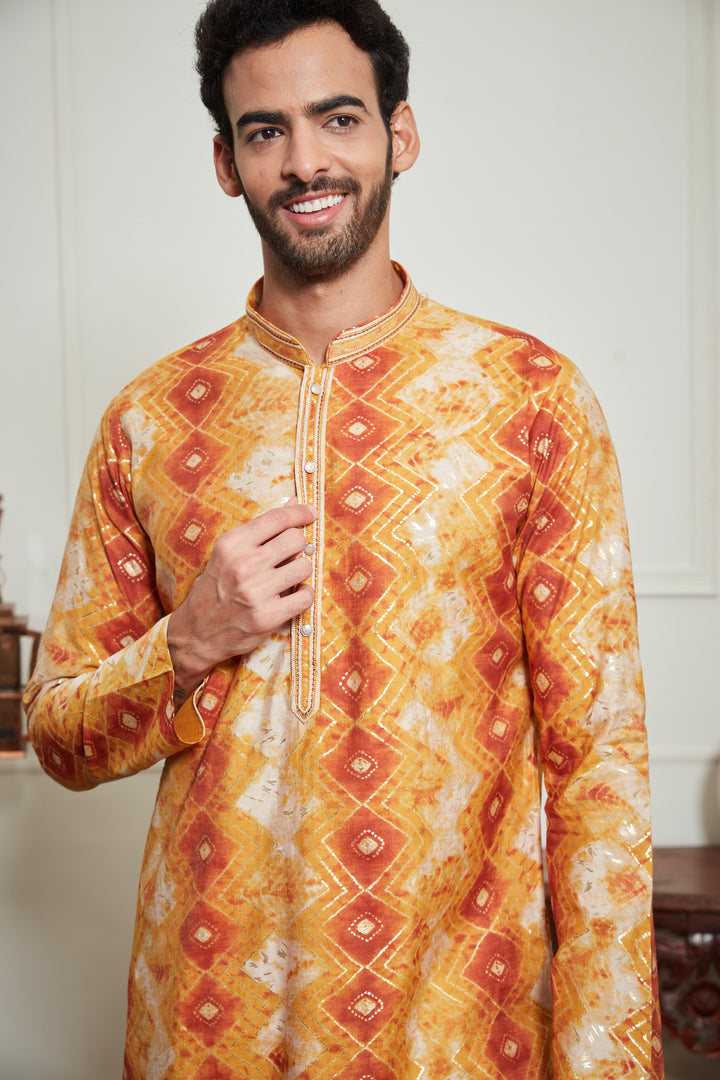 MULTICOLORED KURTA SET
