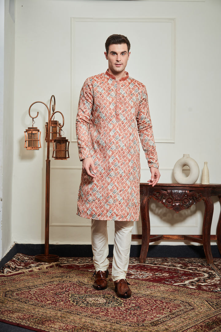 BLOCK PRINTS KURTA SET