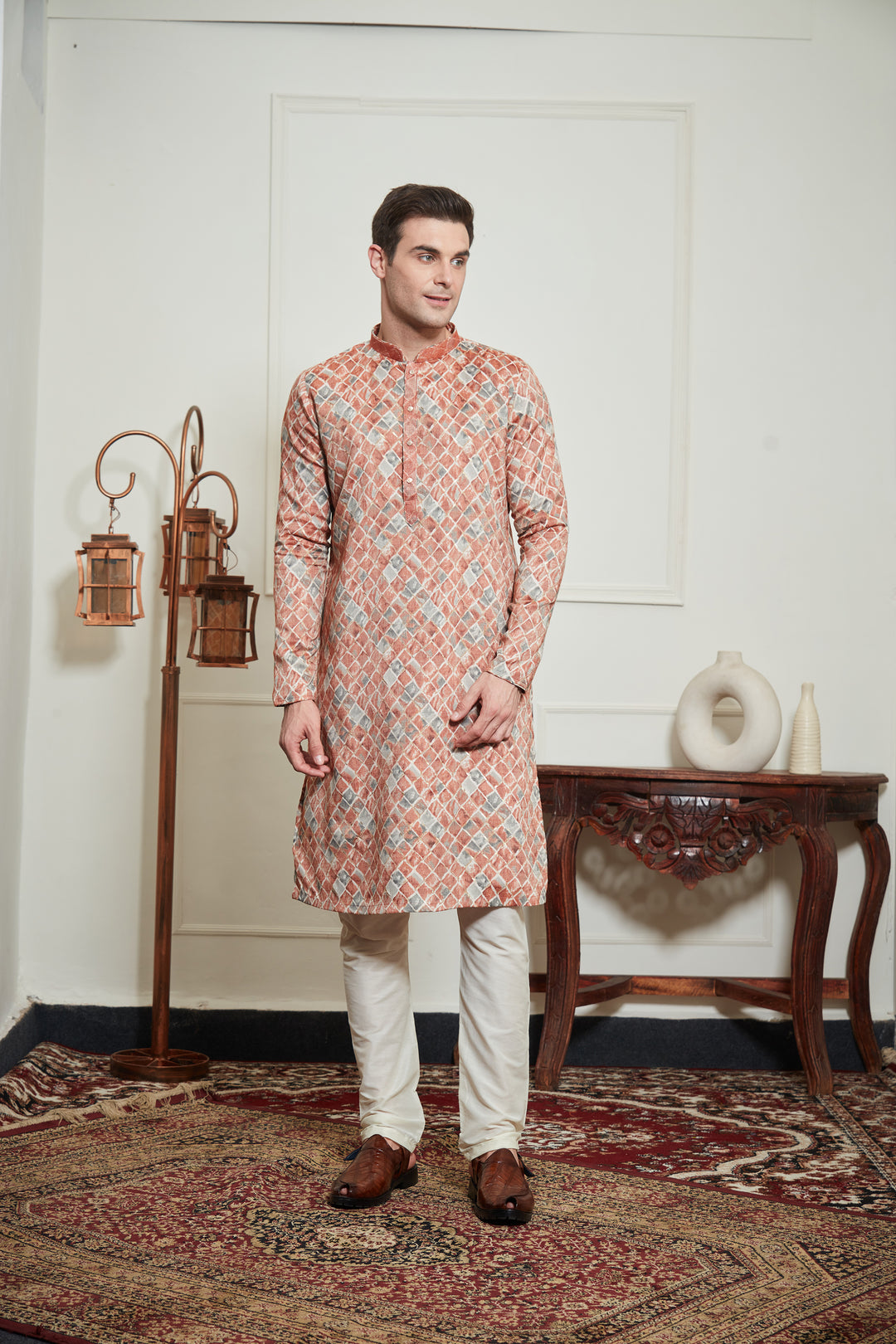 BLOCK PRINTS KURTA SET