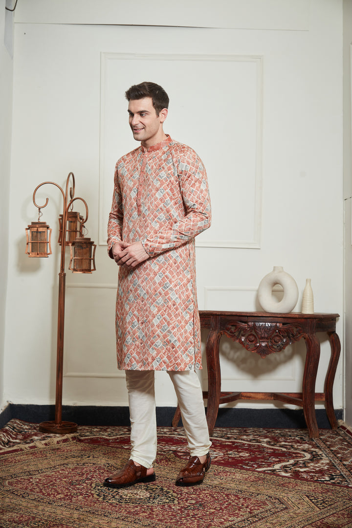 BLOCK PRINTS KURTA SET