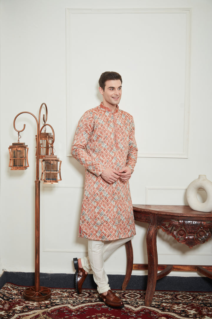 BLOCK PRINTS KURTA SET