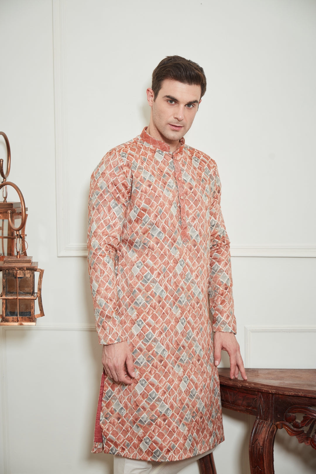 BLOCK PRINTS KURTA SET