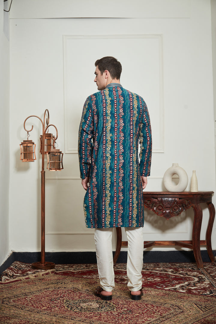 MULTICOLORED KURTA SET