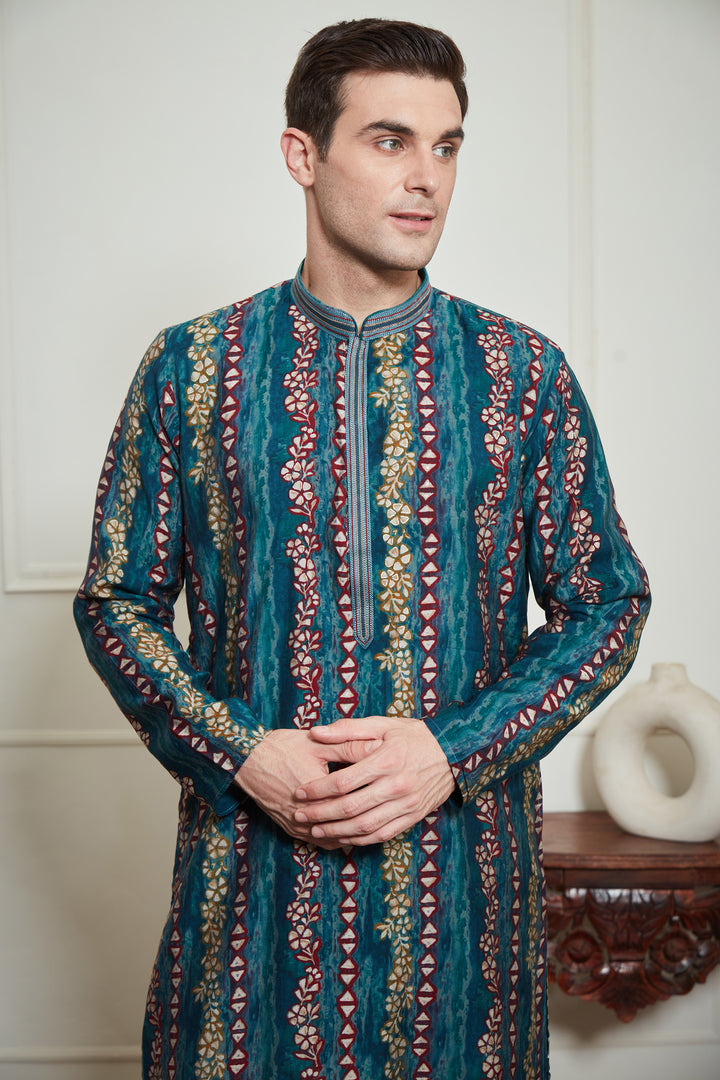 MULTICOLORED KURTA SET