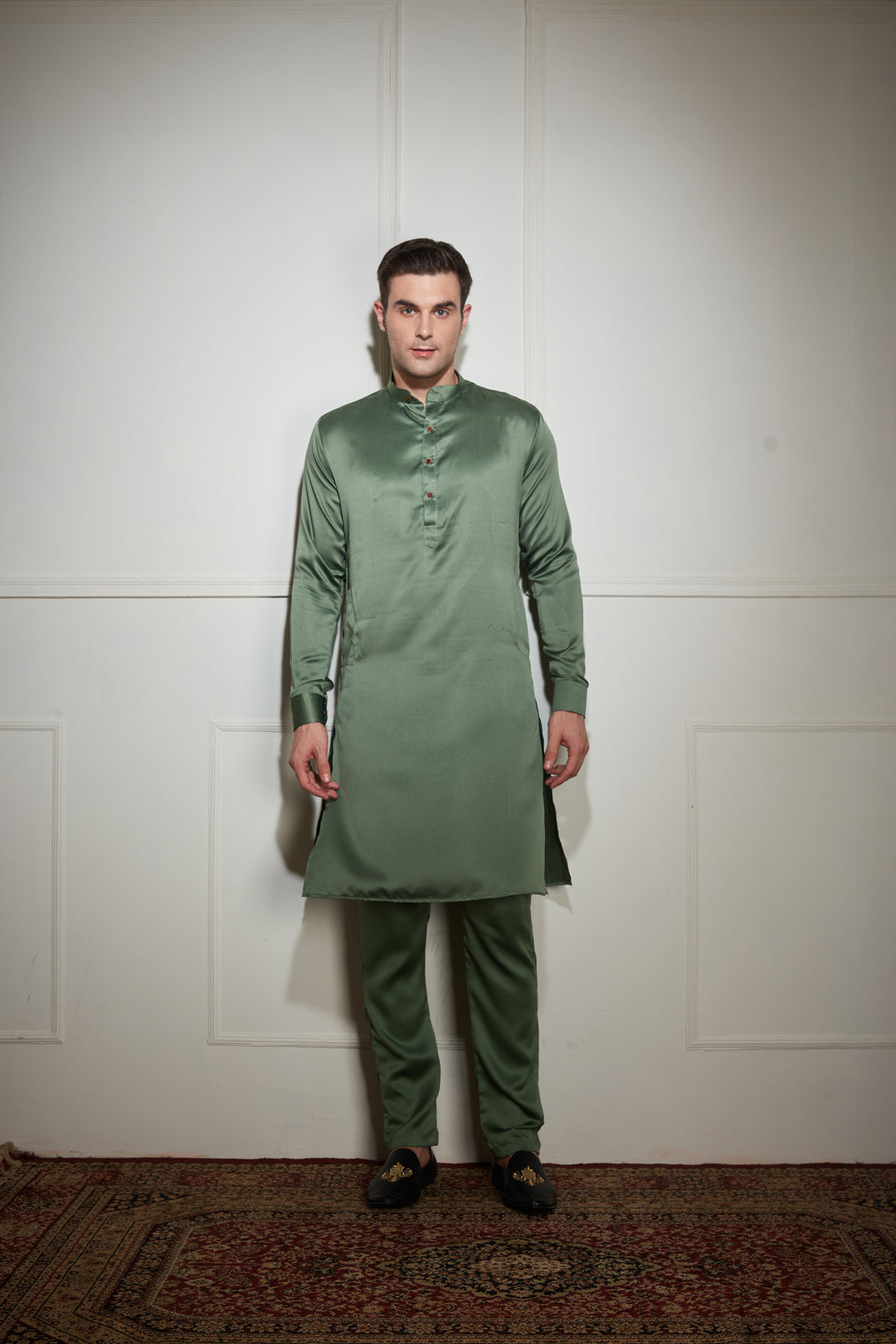 Sea Green Kurta Bandi Set