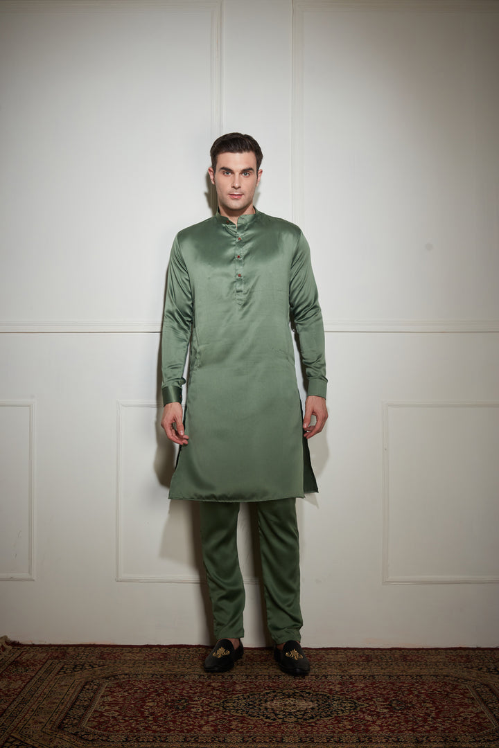 Sea Green Kurta Bandi Set