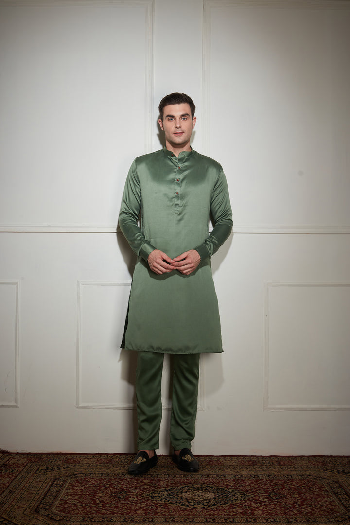 Sea Green Kurta Bandi Set