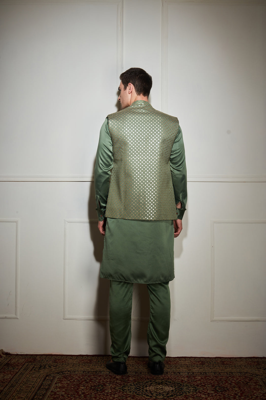 Sea Green Kurta Bandi Set
