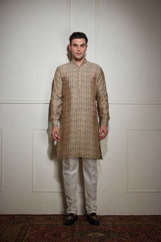 Printed Kurta Bandi Set