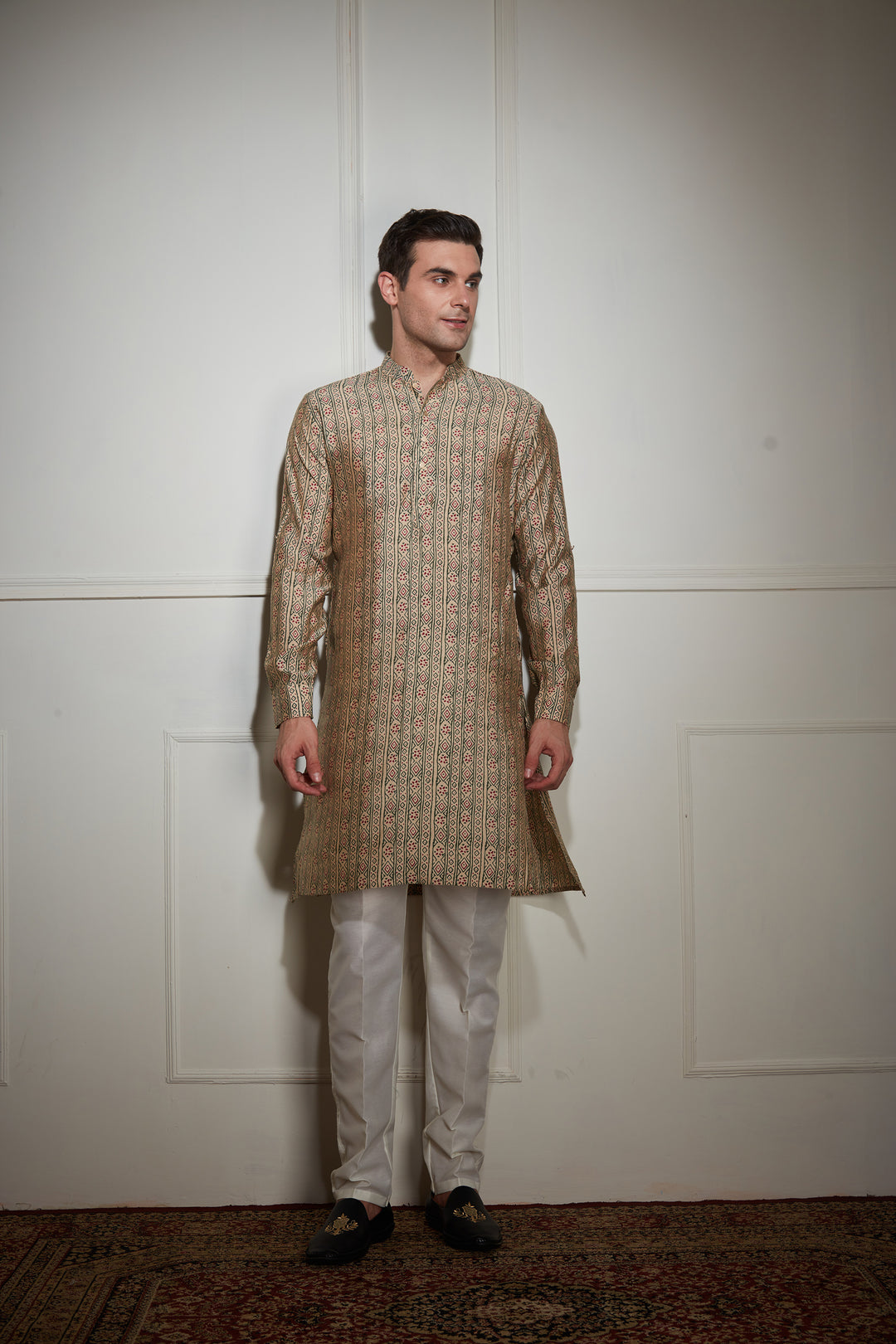 Printed Kurta Bandi Set