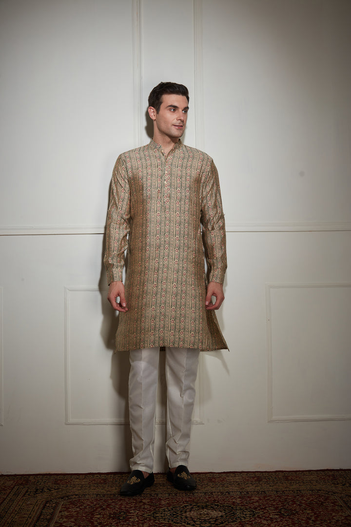Printed Kurta Bandi Set