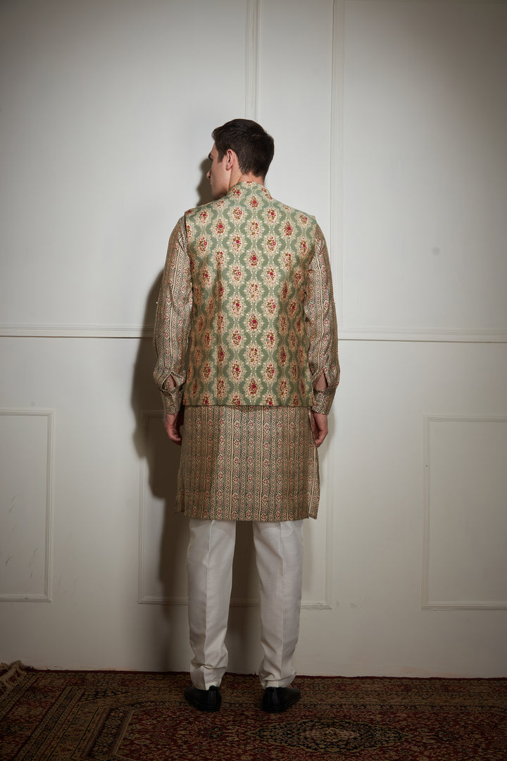 Printed Kurta Bandi Set