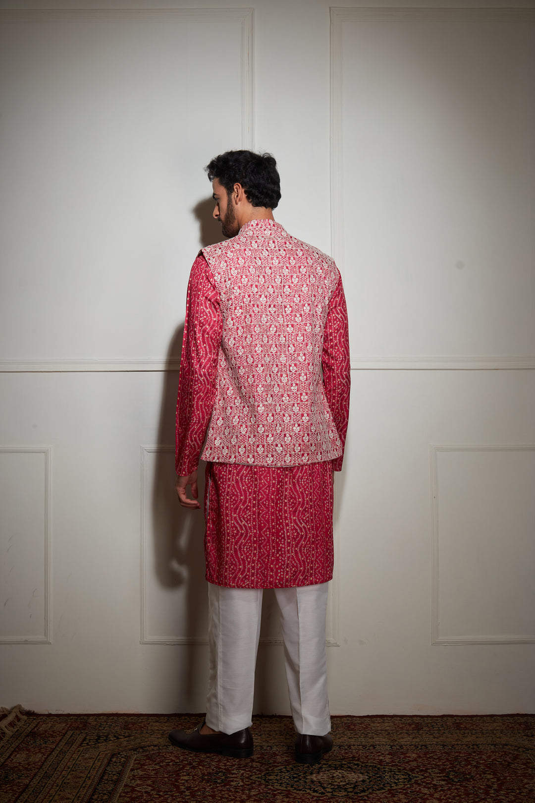 Jaipuri Print Kurta Bandi Set