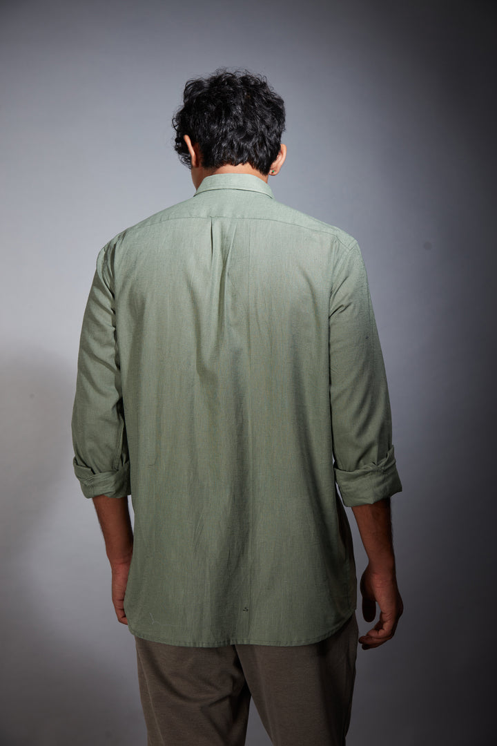 SEA GREEN LINEN SHIRT