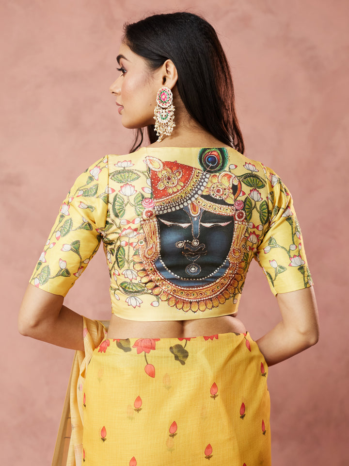 Sunshine Bloom Saree