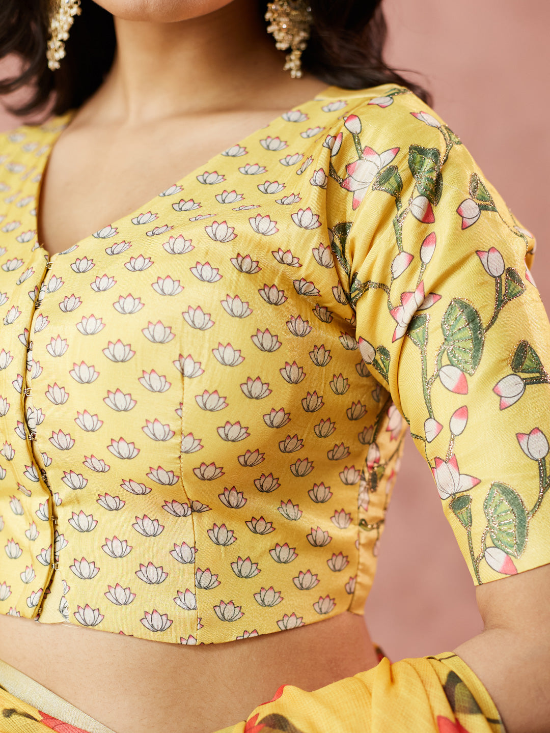 Sunshine Bloom Saree