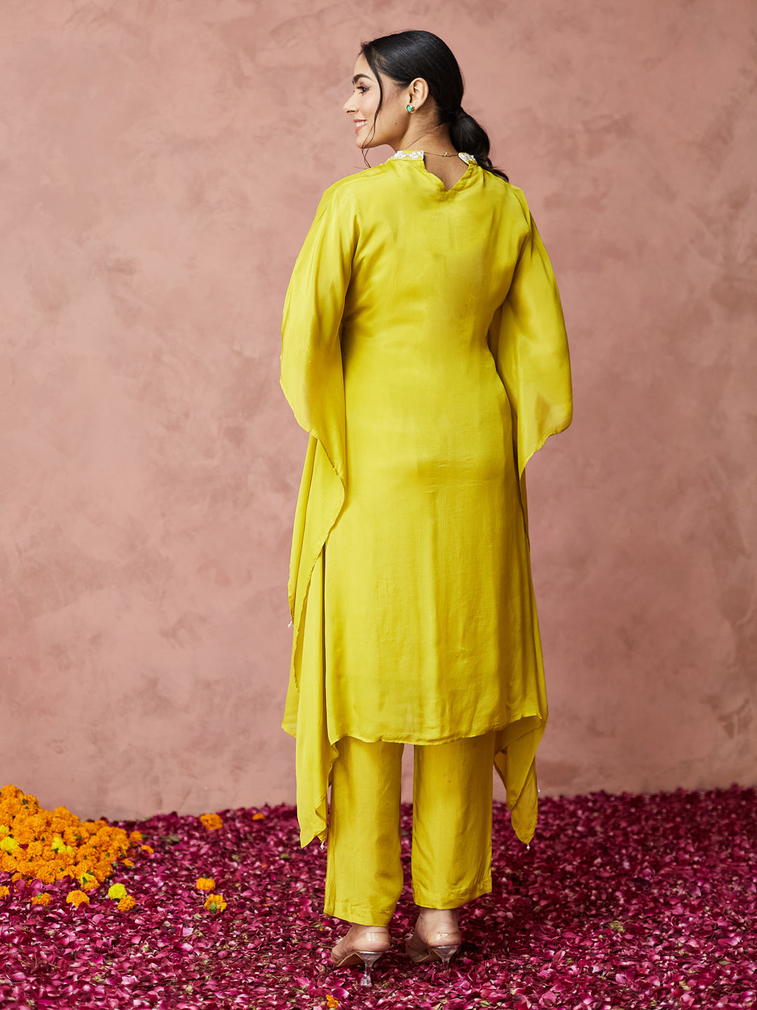 Sunshine Glow Embroidered Kurta Set