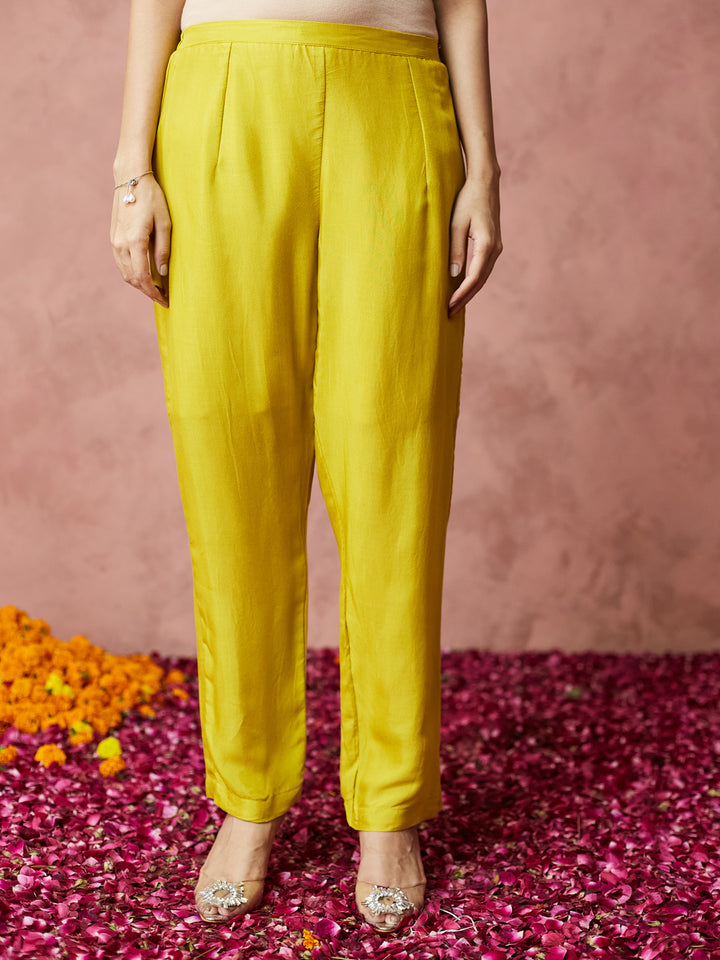 Sunshine Glow Embroidered Kurta Set