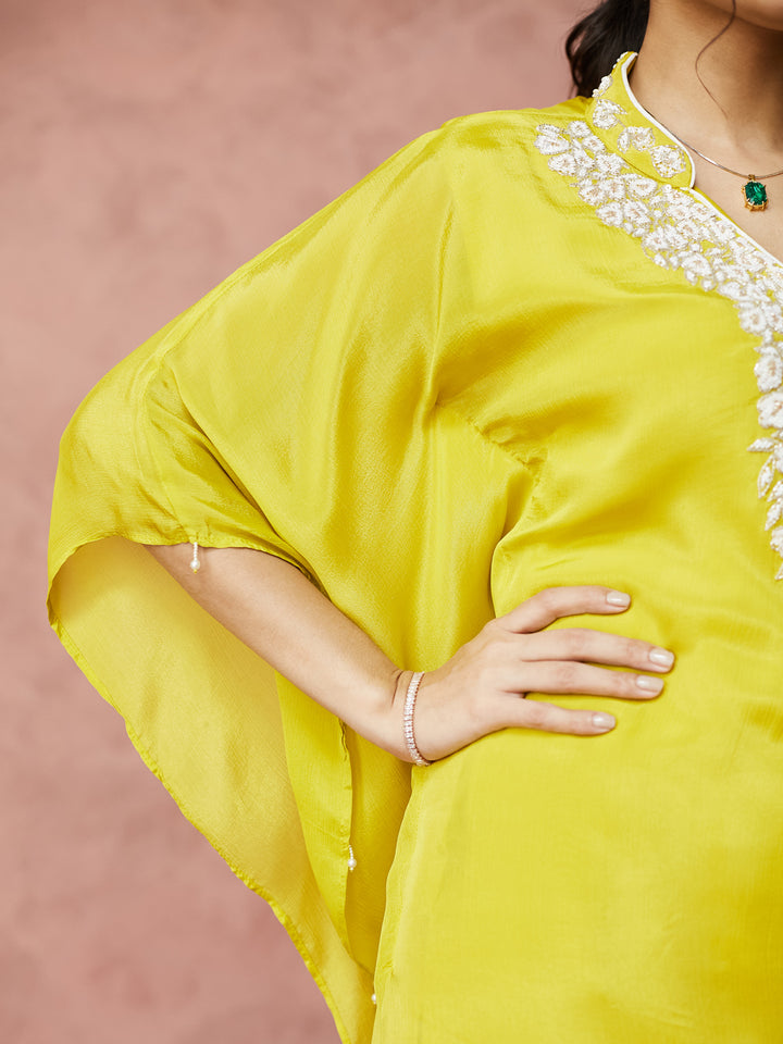 Sunshine Glow Embroidered Kurta Set