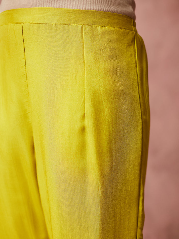 Sunshine Glow Embroidered Kurta Set